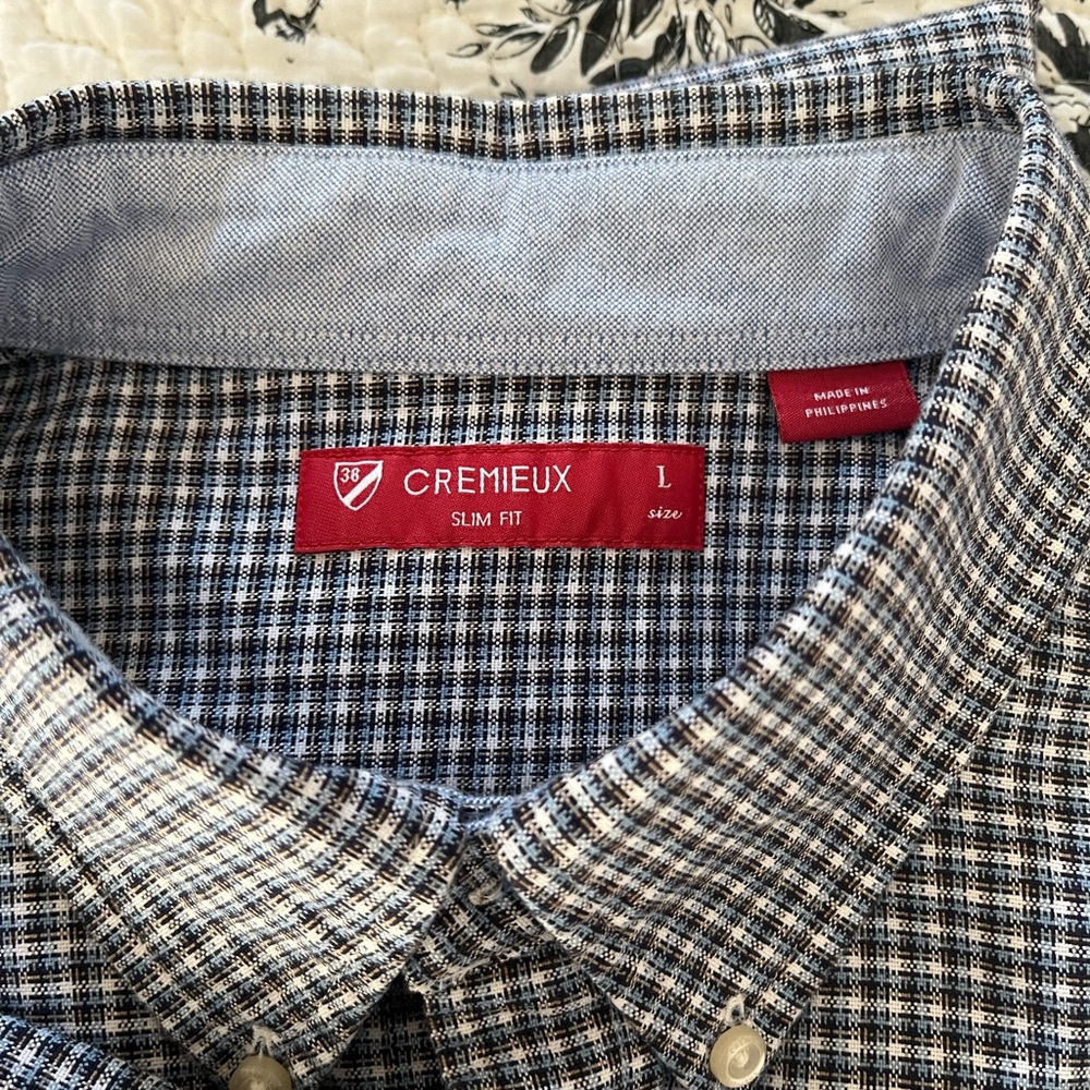NWOT Cremieux Long Sleeve Plaid Shirt - Picture 2 of 2